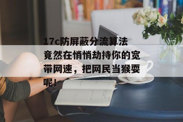 17c防屏蔽分流算法竟然在悄悄劫持你的宽带网速，把网民当猴耍呢！